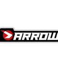 Arrow logo with stylized red circle and white arrow inside, bold white 'Arrow' text on black background.