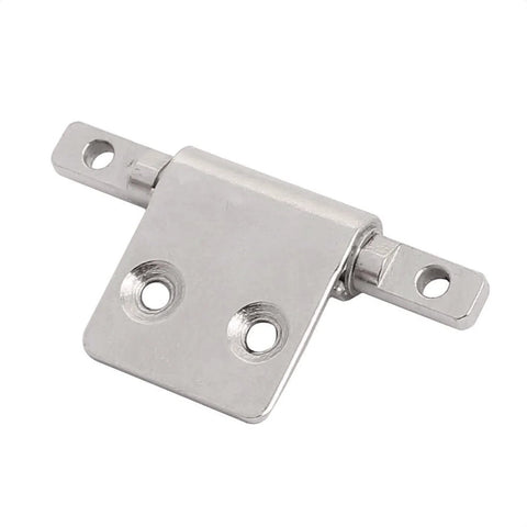 Friction Hinge For Internal Doors And Kitchen Cabinets, Silver Tone 40mm x 20mm, Iron Nickel Plated, 12g Weight