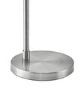 Modern Arc Floor Lamp With Rope Linen Shade Brushed Steel Arc Standing Lamp For Your Living Room Bedroom Office 82 Inches Tall Vintage Arching Design Bulb Included Silver