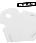 Heavy Duty Felt Gasket For High Temperature Air Heater Pump Core Replacement White Felt Sealing Pad, material felt