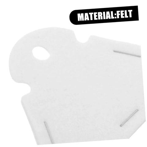 Heavy Duty Felt Gasket For High Temperature Air Heater Pump Core Replacement White Felt Sealing Pad, material felt