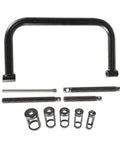 Premium Ten Piece Spring Clamp Tool Kit With C Clamp Collet Pusher Adapters And Extension Rod Levers For Accurate OEM Genuine Replacement Repairs On Your Vehicle, black metal parts