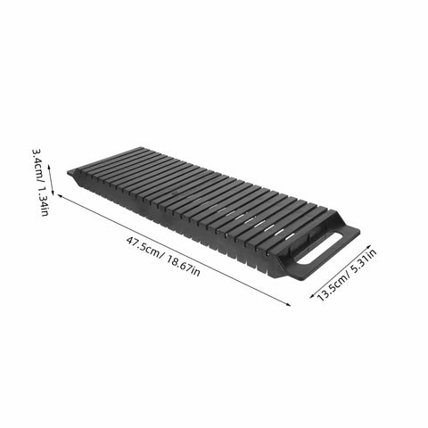 Anti Static PCB Rack 3 Piece Set Pro Grade 25 Slot ESD Safe Circuit Board Storage with 18.67 inch length and measurements