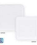No Sweat Easy Patch Wall Repair Access Panel sizes EZPSH10 and EZPSH16, white self-stick drywall covers for holes up to 7 5 inches.