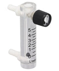 0-5 LPM Panel Mount Gas Flowmeter For Air Adjustable Flow Meter With Clear Scale And Transparent Wall 4 Percent Accuracy Easy Reading