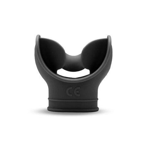 Replacement Silicone Snorkel Mouthpiece For Scuba Regulators Durable Mouthpiece With Regulator Ties black silicone