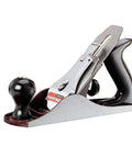 Professional Grade Handyman Number Four Smoothing Plane with cast iron body and micro adjustments for woodworking.