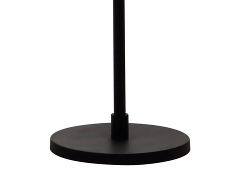 Base of the 71 Inch Bronze Tiffany Style Floor Lamp with 3 LED Bulbs, showcasing the mission iron material and sturdy design.