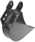 8-Inch Wide Backhoe Bucket With Three Carbon Steel Teeth, Hydraulic Tilt Attachment For Excavators And Backhoes, Bolt-On Design