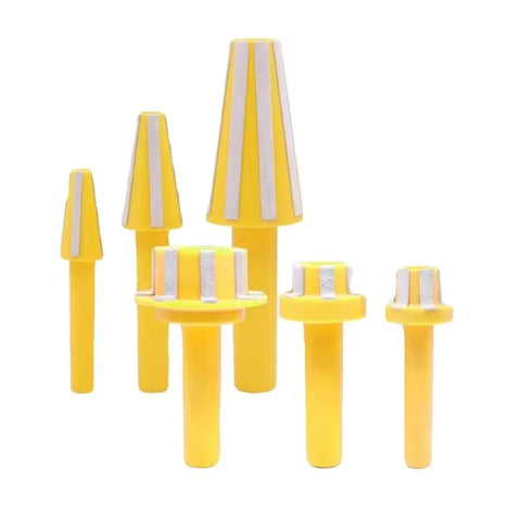 Heavy Duty Spindle Cleaner Brush And Precision Tool Holder For Cnc Milling Machines Delivering Rock Solid Vibration Free Clamping Constructed From Heat Resistant Materials For Quick Easy Tool Swaps Now in yellow, varying sizes.