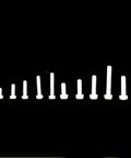All In One Nylon PA66 White Metric Phillips Pan Head Screws Set 500Pcs M2 To M2.6 With Plastic Storage Box For Electronics Repair DIY Assorted Hardware Kit, showing various screw sizes.