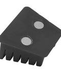 Keep Your Workbench Clean With This Sweet Soldering Wire Holder, boasting 5 Heavy Duty Slots For 30AWG To 12AWG Wires, Featuring A Magnetic Base And Tough ABS Plastic Build To Stop Tangling. Black soldering wire holder with magnetic base.