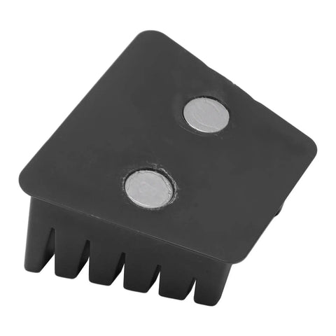 Keep Your Workbench Clean With This Sweet Soldering Wire Holder, boasting 5 Heavy Duty Slots For 30AWG To 12AWG Wires, Featuring A Magnetic Base And Tough ABS Plastic Build To Stop Tangling. Black soldering wire holder with magnetic base.