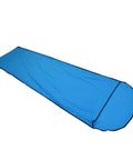 Blue Versatile Sleeping Liner For Camping And Backpacking, Lightweight And Cozy, Skin Friendly And Breathable, Doubles As A Blanket