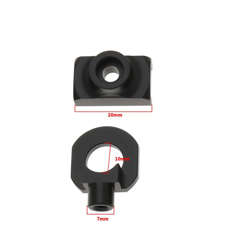 2 Piece Bicycle Chain Tensioner Kit With Tools For BMX Single Speed And Fixie Track Bikes Beefy Aluminum 10mm and 20mm components