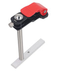 Two Pack Quick Release Hold Down Clamps For Woodworking Beefy Pro Grade Heavy Duty Stainless Steel clamp with red easy lock handle