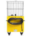 Back view of the Badass Heavy Duty Steam Cleaner With Solid Stainless Boiler And One Gallon Tank for easy maneuverability.
