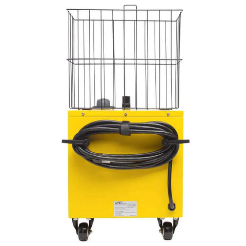Back view of the Badass Heavy Duty Steam Cleaner With Solid Stainless Boiler And One Gallon Tank for easy maneuverability.