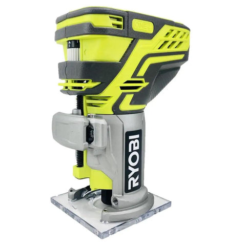 18V Lithium Ion Cordless Fixed Base Trim Router With LED Lights And GripZone Overmold For Tight Accurate Cabinet And Trim Work Tool Only No Battery Included Easy Depth Adjustment For Clean Pro Level Wood Cuts