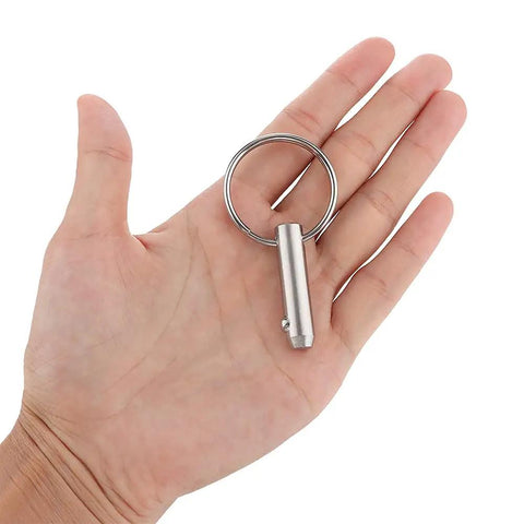 Solid As A Rock 2 Pack Quick Release Pins For Bimini Tops And Marine Support Poles Featuring Spring Loaded Ball Tips Crafted From Hardcore 316 Stainless Steel