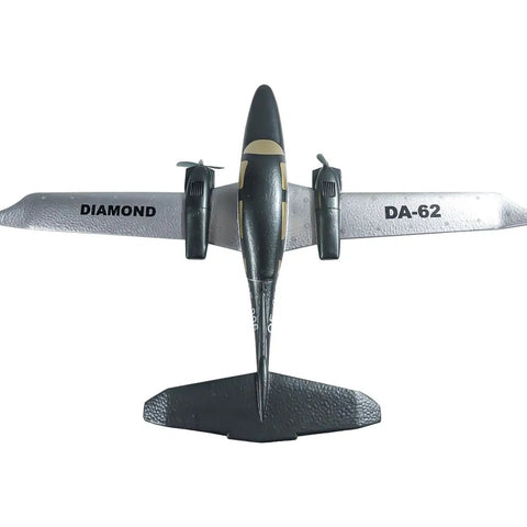 Top view of Beginner Friendly RC Plane 2 Channel 2 4Ghz RTF Diamond Style Airplane With Auto Stability Gyro 550mm Wingspan