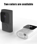 WiFi Smart Video Doorbell with 720P HD Camera and Built In Chime, wireless doorbell cam with PIR motion alerts, two colors available.