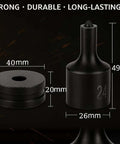 30 Piece Hydraulic Hole Punch Die Set For CH70 And CH70L, showcasing 40mm and 26mm chrome steel dies, highlighted durability features.