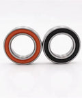 MR18307 Sealed Cartridge Bearing For Your Bike Hubs 18mm Inner By 30mm Outer By 7mm Width With Orange And Black LBlu Seals Two Pack