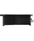 High Performance Transmission Oil Cooler Fitment For Ford Explorer 2002-2005 With 4.0L And 4.6L Engines Reliable Heavy Duty Replacement That Keeps Your Ride Cool And Running Smooth Like A Champ. black metal transmission oil cooler with mounting brackets and fittings