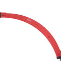 Heavy Duty Aluminum Alloy Router Jig For R250 Radius Rounded Edges With High Contrast Scales showing red curved template for precise router jobs.