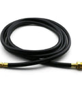 Black EPDM power cable hose for 200 Amp WP-26F Air Cooled TIG Welding Torch With Flexible Head Pro Grade Complete Package