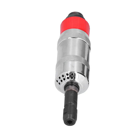 Straight Up Heavy Duty Air Die Grinder With Alloy Steel Housing And Precision Matched Motor Assembly Running Smooth As Butter And Kicking Serious Grinding Power, close-up view.