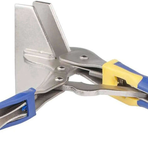 Close-up of Sheet Metal Hand Seamer For Flattening And Seaming Durable Steel Multiuse Duckbill Clamp With Comfortable Grip