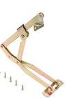 Adjustable Folding Lift Bracket Hinge For Furniture With Flexible Angle Setup Iron Construction Includes Screws For Easy No Fuss Install