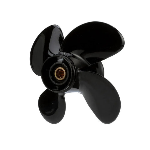 Spitfire Elite Series 4-Blade Aluminum Propeller, 9.3 Inch Diameter By 9.5 Inch Pitch, Right Hand Rotation, front view