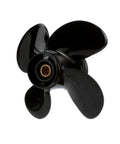 Spitfire Elite Series 4 Blade Aluminum Propeller For 25 30 HP Four Stroke Outboards Right Hand Rotation Nine Point Three Inch Diameter