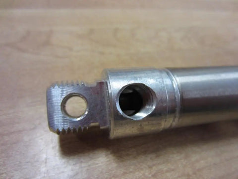 Straight Up Heavy Duty Pneumatic Cylinder With Three Quarter Inch Bore And Eight Inch Stroke Running As A Double Acting System With Secure Pivot Mount Design Crafted Tough To Dominate Busy Factory Floors Without Breaking A Sweat