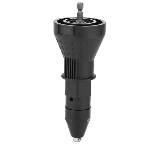 Rivet Nut Gun Adapter Kit For Drill Power Beefed Up Riveting Tool With Four Heads 1000 RPM Drill Attachment
