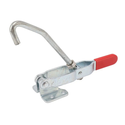 J Hook Type Toggle Clamp With 170 Kg Holding Capacity And Quick Draw Latch Action, galvanized iron, non-slip grip