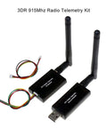 PX4 Flight Controller Kit With 2.4.8 Core GPS NEO M8N 3DR 915MHz Telemetry Set OSD Module PPM Module I2C Splitter Expand Module Power Module For FPV Quadcopter And Multirotor Builds - 3DR 915MHz Radio Telemetry Kit with antennas and cables.