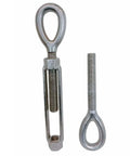 Heavy-Duty Drop Forged 1 1/4 By 12 Inch Eye To Eye Turnbuckle Made From Real Deal 316 Stainless Steel To Kick Butt On Saltwater Jobs While Handling 12500 Pounds WLL Safely.