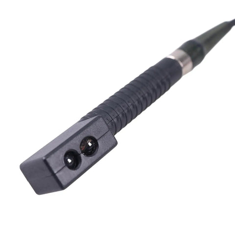 Non Contact Infrared Belt Tension Gauge With Laser Sensor And Integrated Or Split Sensor Options For Vibration Frequency Measurement 10 Hz To 500 Hz Digital LCD For HVAC Machinery And Engine Drive Belts Belt Maintenance close-up sensor probe