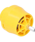 Heavy Duty 6 Piece Alloy Steel Pipe Threader Tool Set For Pvc And Metal Conduit Includes Half Inch Three Quarters And One Inch Dies With Tap Die Chasers For Manual Electric Drill Plumbing Jobs, yellow alloy tool component.