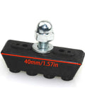 Two Pair Rubber V Brake Pads For Mountain And Road Bikes Quiet Non Skid All Weather Bike Brake Pads 40mm size