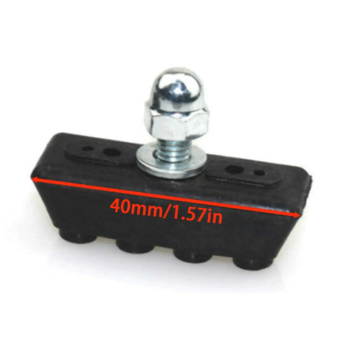 Two Pair Rubber V Brake Pads For Mountain And Road Bikes Quiet Non Skid All Weather Bike Brake Pads 40mm size