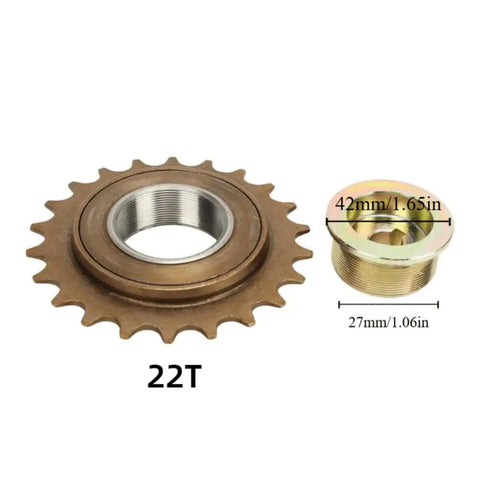 Freewheel Adapter Kit For MY1016Z MY1018 MY1020 Motors With CNC Machined Iron Sprocket 22T 42mm OD 27mm ID