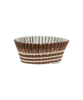 Grease Resistant Cupcake And Muffin Liners Bulk Pack Of 1728 for Baking Parties and Catering floral pattern cup side view