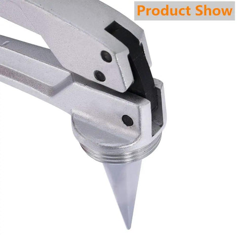 Close-up of Pex Tube Expansion Tool Kit With 1/2, 3/4, 1 Inch Expansion Heads, Manual Expander, and Tube Cutting Pliers