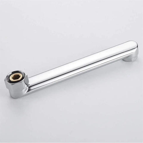 YHdtUO Kitchen Faucet Wall Mounted Single Handle Sink Rotating Hot and Cold Mop Pool Basin faucet arm, chrome finish.