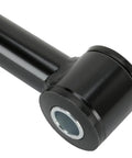 Steel Bolt On Rear Panhard Bar For 8 Inch And 9 Inch Rear Axles With Rock Solid Pinion Bearing Support Mount Track Bar Set Two Inches Higher For Maximum Control Adjustable Length For A Custom Fit, black steel bushing end